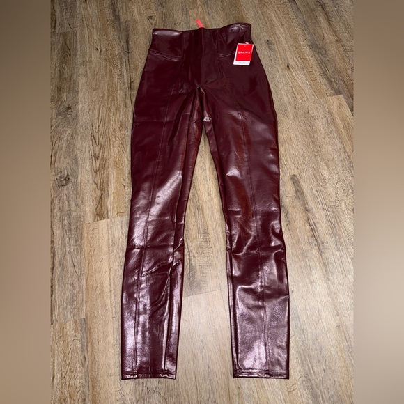 SPANX • Faux Patent Leather Leggings - Picture 5 of 12